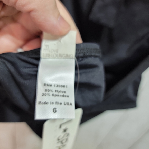 New! L*Space Sensual Black Fringe Cut out Swimsuit Women's Size 6 Monokini. - Picture 9 of 11